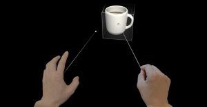 HoloLens使用手指向和提交